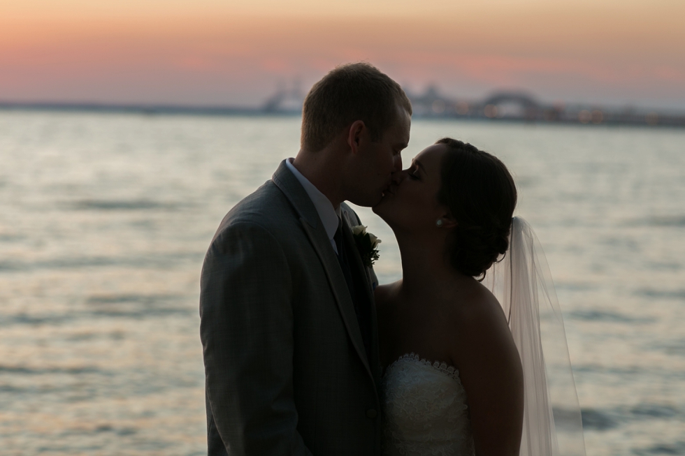 Eastern Shore Sunset Wedding Photographs