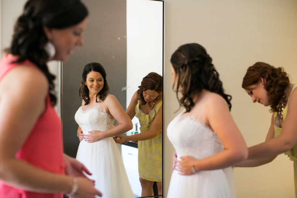 Radisson Hotel Cylburn Arboretum Wedding - Betsy Robinson Bridal Gown