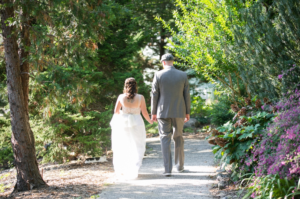 Baltimore Cylburn Arboretum Wedding First Look