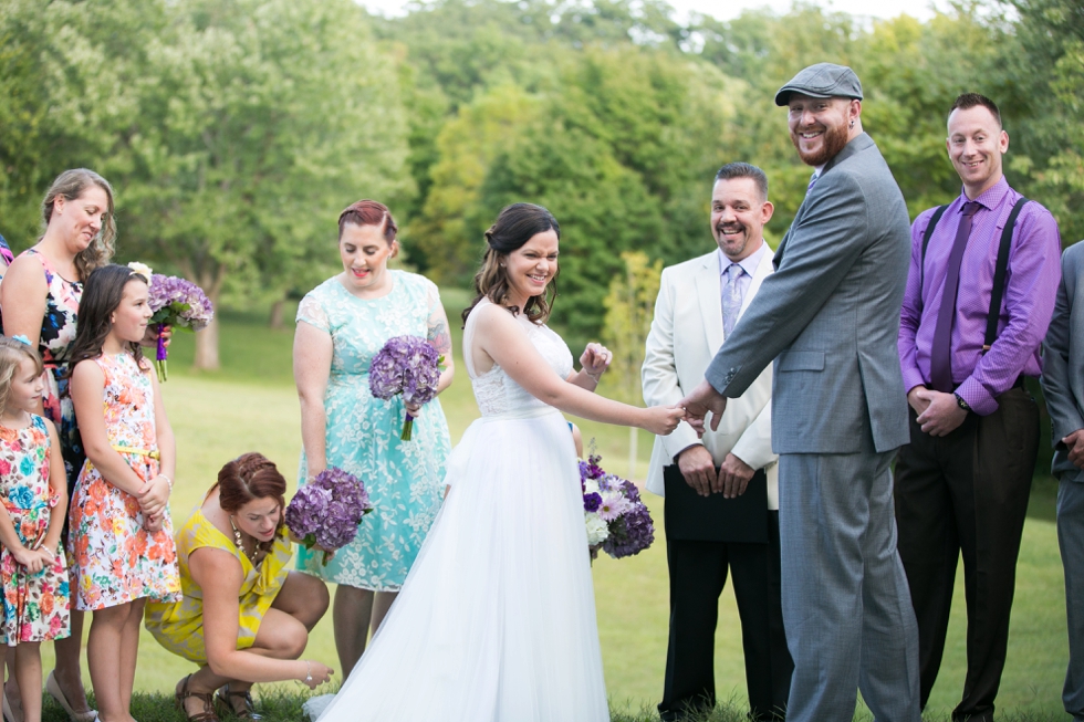 Baltimore Cylburn Arboretum Outdoor Wedding Ceremony