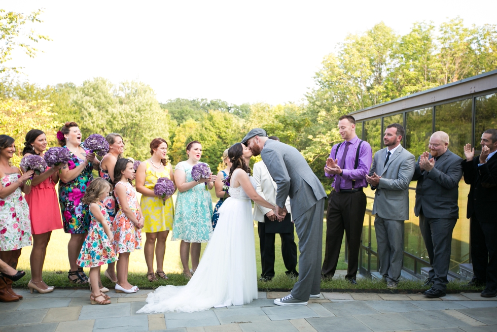 Baltimore Cylburn Arboretum Outdoor Wedding Ceremony