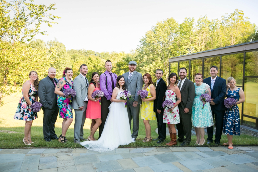 Baltimore Cylburn Arboretum Wedding Party