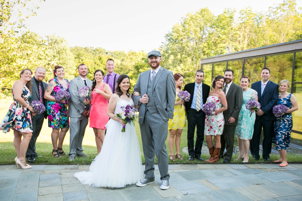 Baltimore Cylburn Arboretum Wedding Party