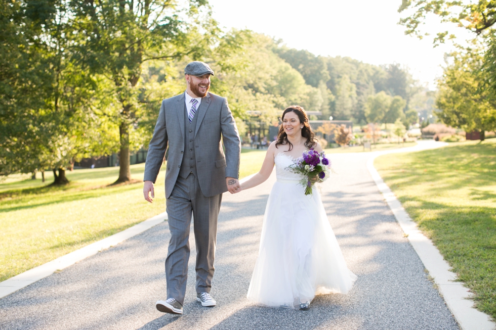 Baltimore Cylburn Arboretum Wedding Portrait