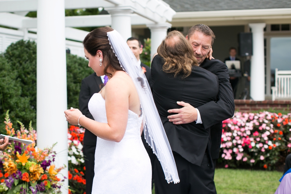 Eastern Shore Outdoor Beach Wedding Ceremony