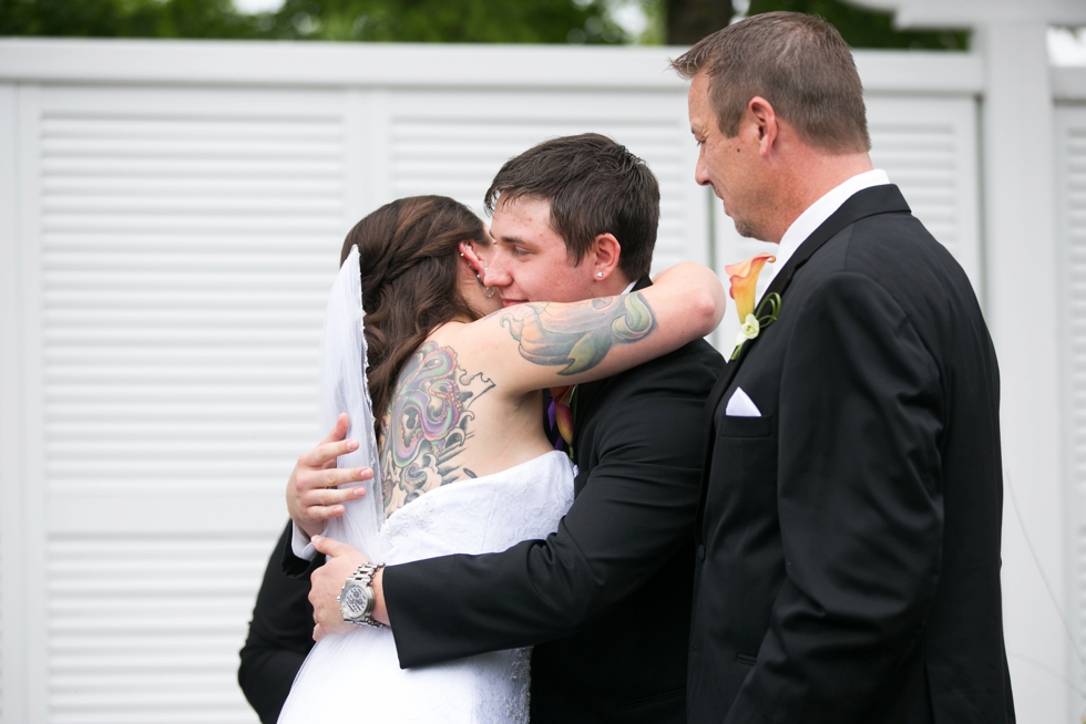 Eastern Shore Outdoor Beach Wedding Ceremony