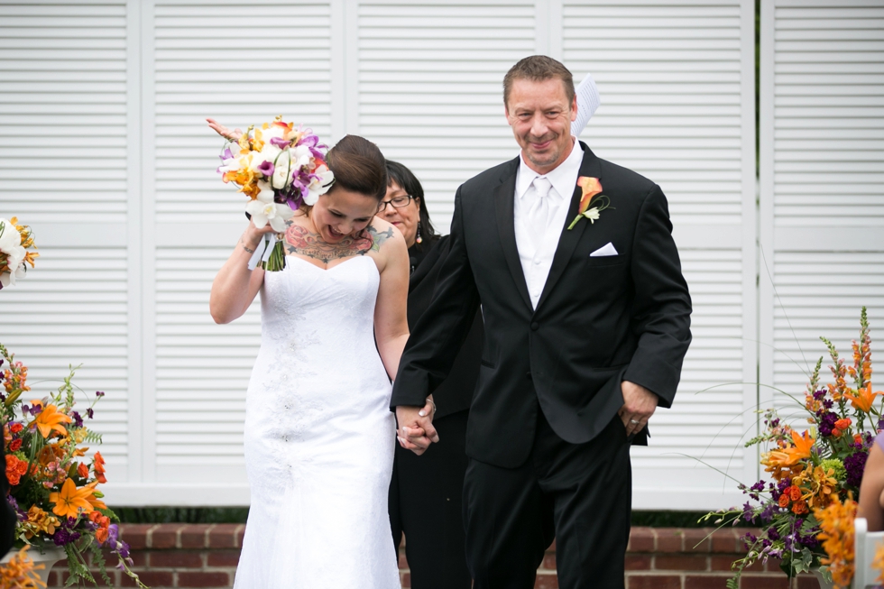 Eastern Shore Outdoor Beach Wedding Ceremony