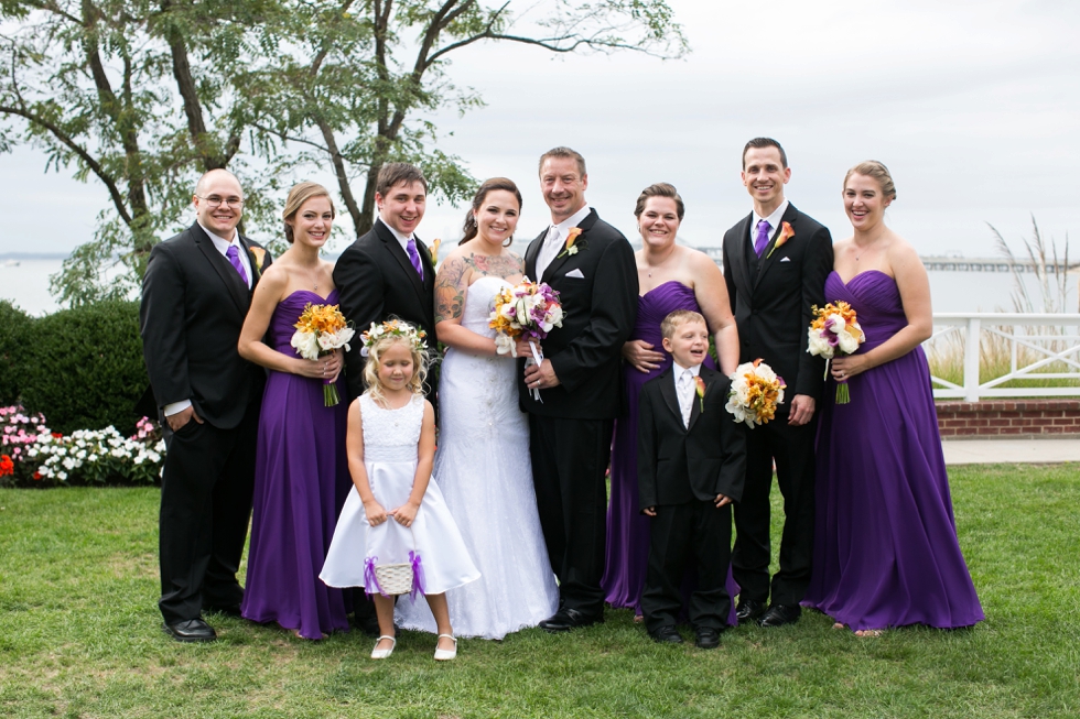 Eastern Shore Beach Wedding Party