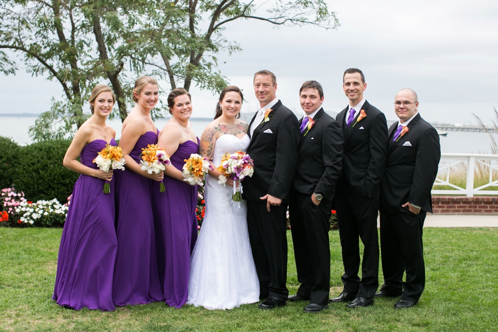 Eastern Shore Beach Wedding Party