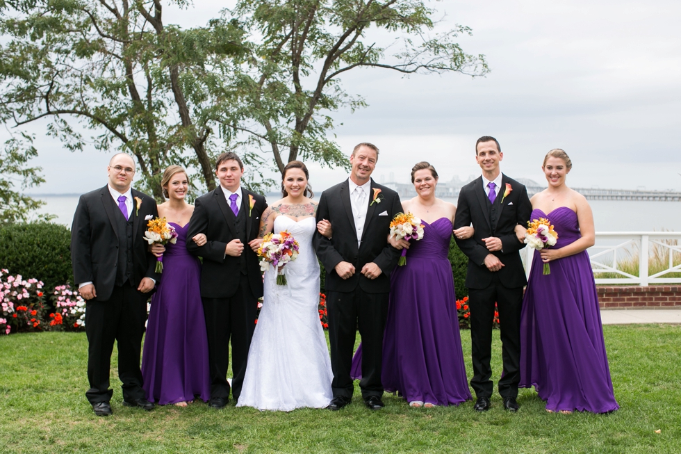 Eastern Shore Beach Wedding Party