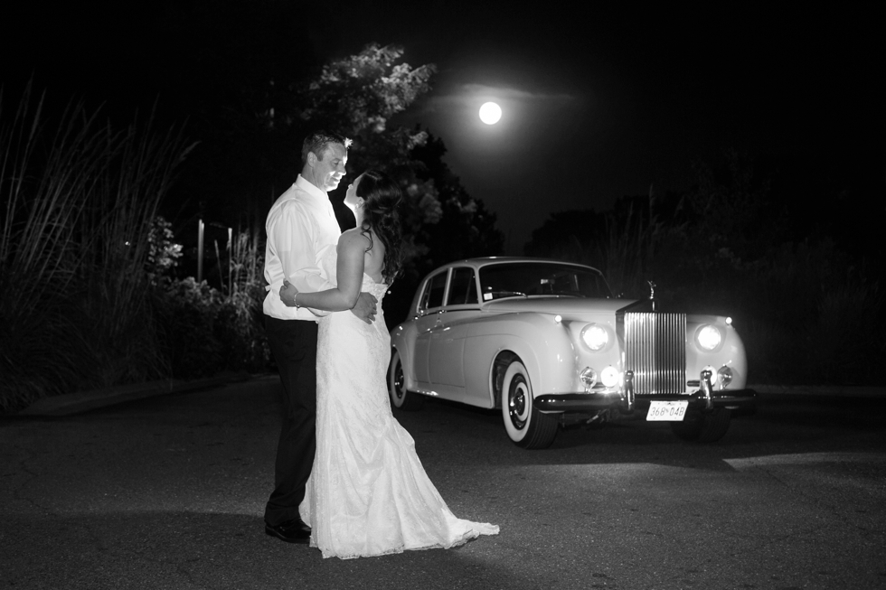 Super Moon Wedding Photograph - Concours Vintage Limo