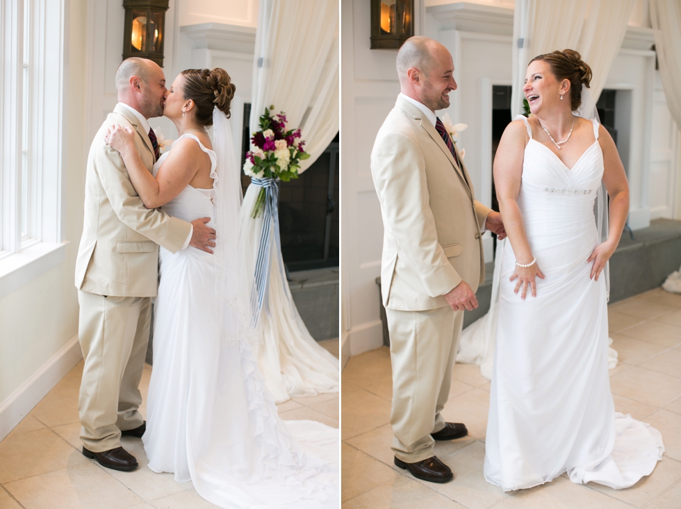 Rainy Philadelphia Wedding First Look