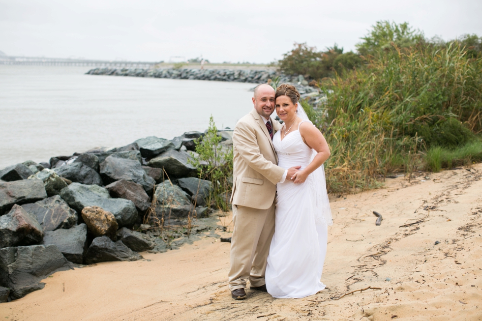 Rainy Beach Wedding Photography