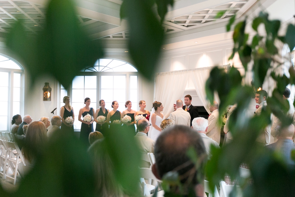 Rainy Indoor Wedding Ceremony