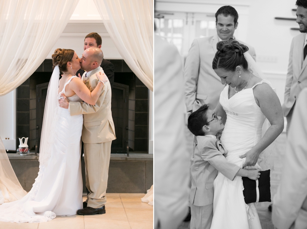 Rainy Indoor Wedding Ceremony