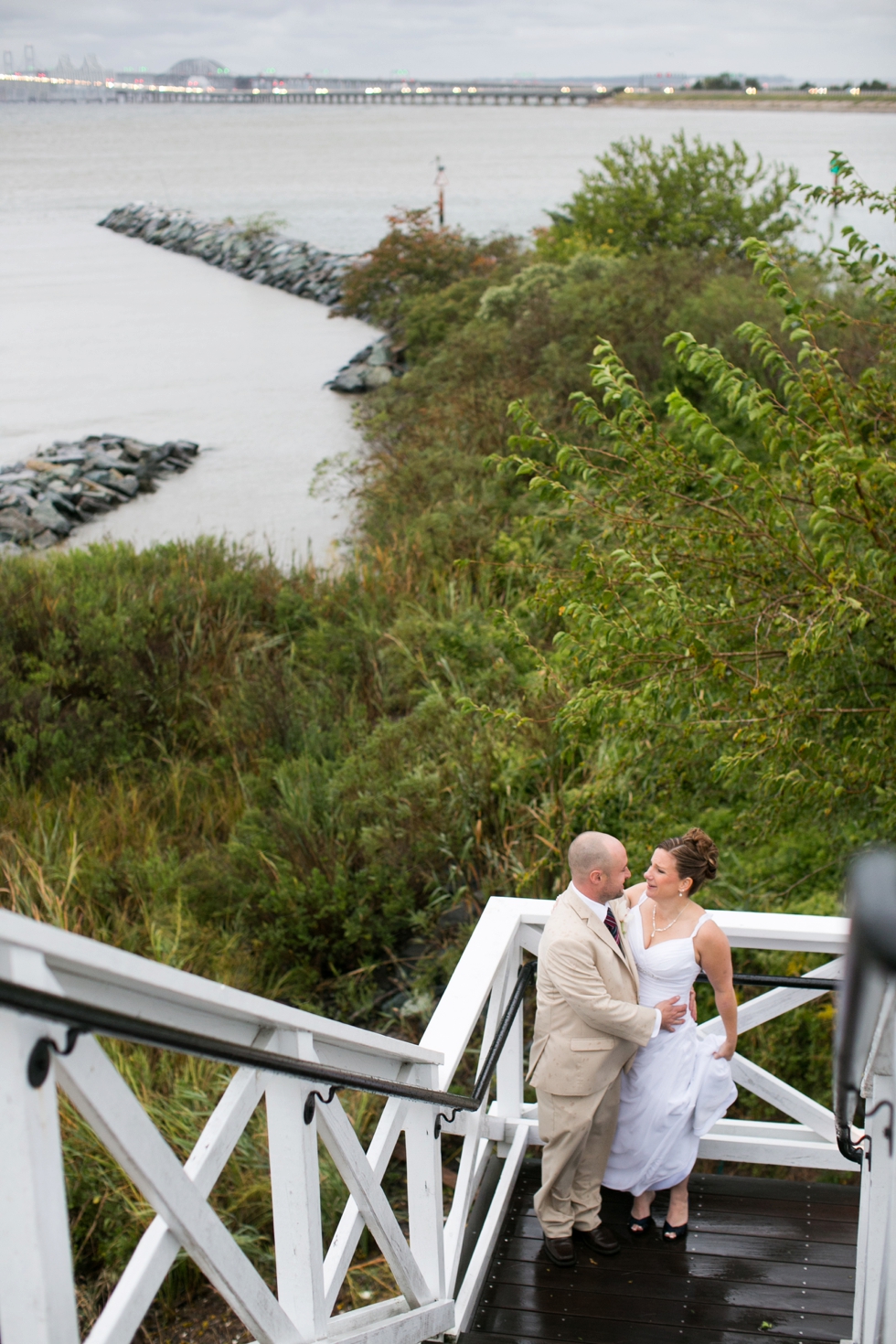 Rainy Beach Wedding Photography