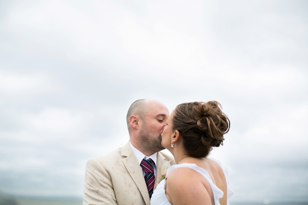 Rainy Beach Wedding Photography