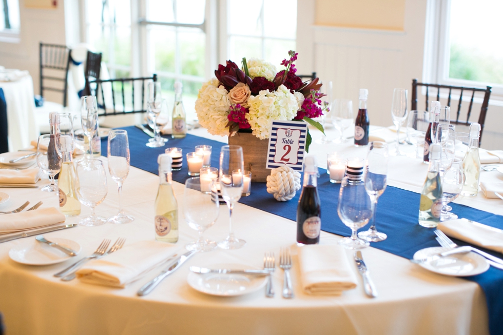 Rainy Eastern Shore Wedding - Home made Wine Favor