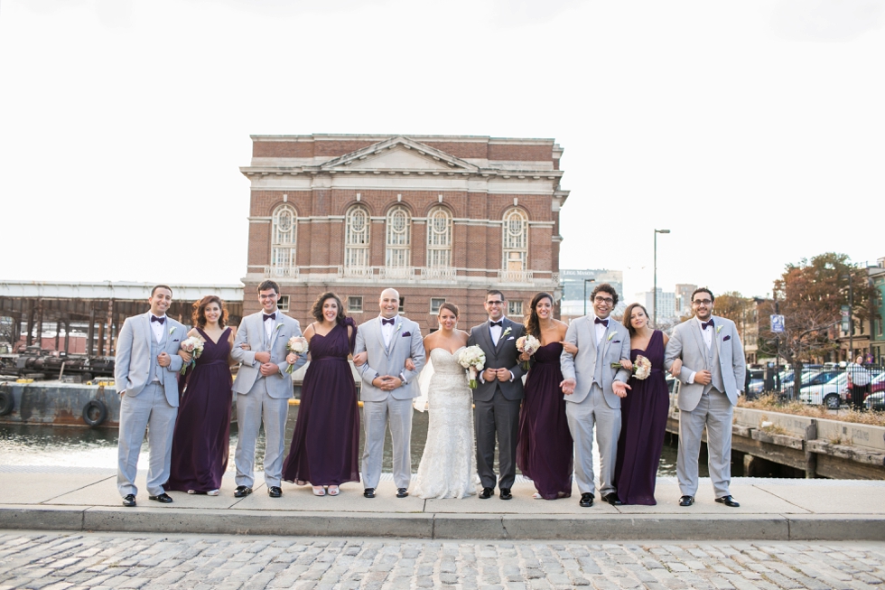 Fells Point Wedding Portrait - Philadelphia wedding photography