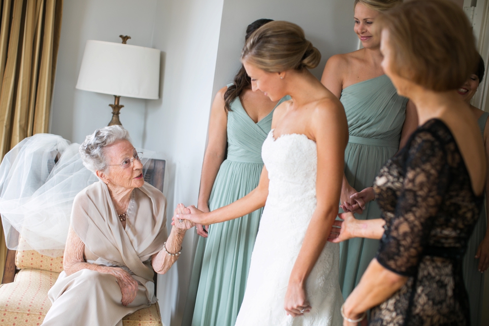 Tidewater Inn Wedding - Lovely Bride Mother's Veil