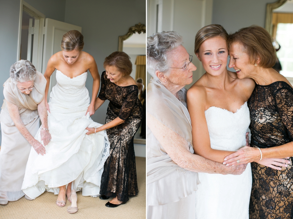 Tidewater Inn Wedding - Lovely Bride Mother's Veil