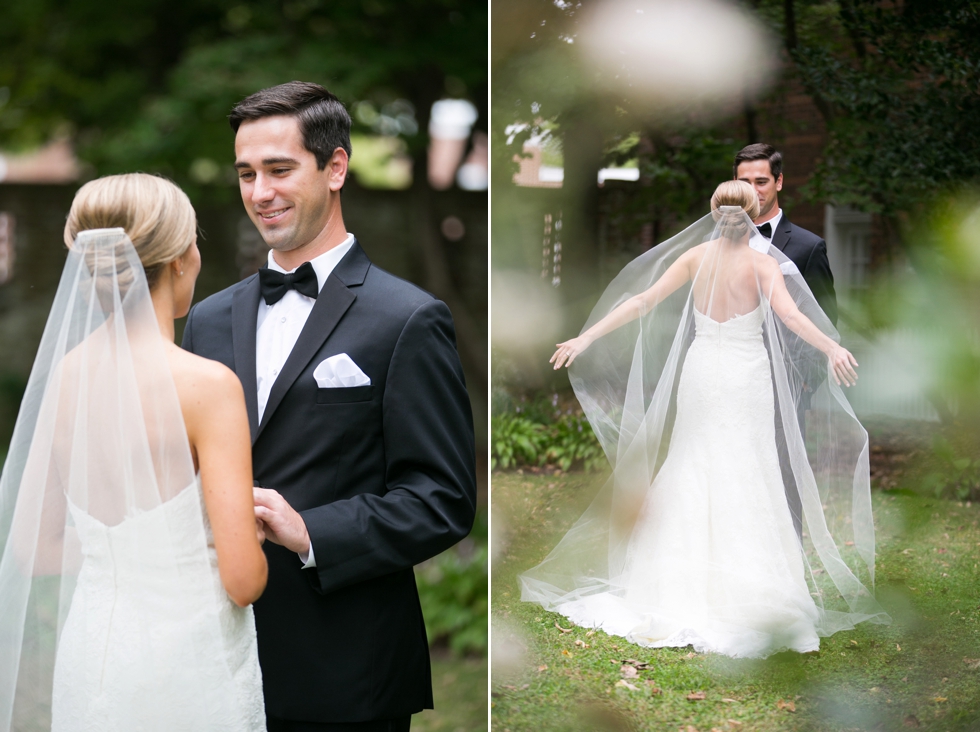 First Look - Estate Wedding Photographer in Maryland