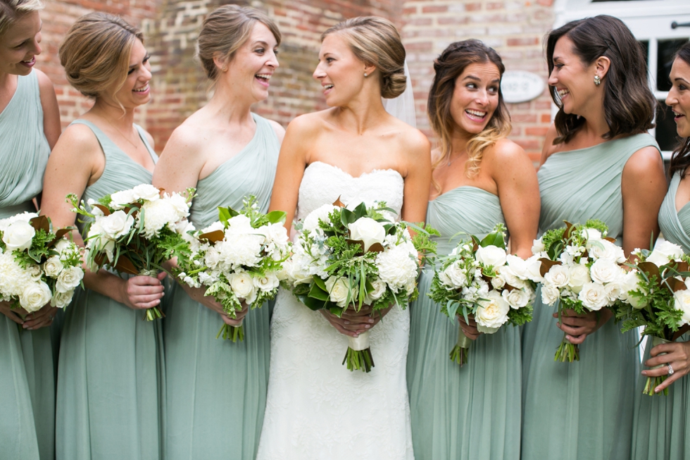 Tidewater Inn Easton Wedding Photographer - Green Jcrew Bridesmaid