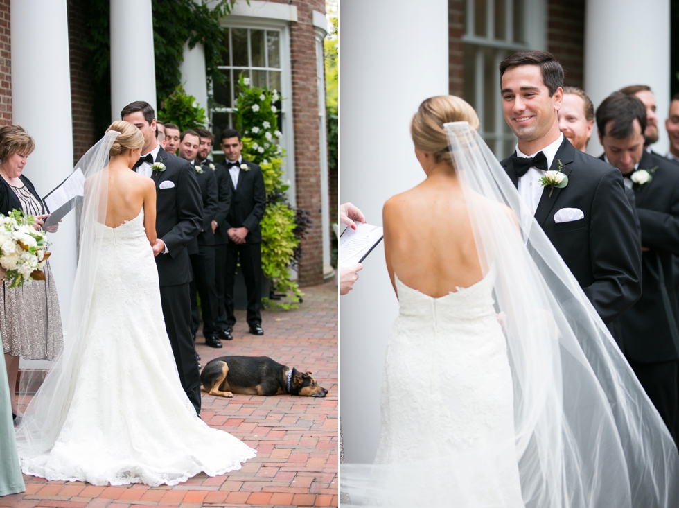 Tidewater Inn Outdoor Wedding Ceremony Photographs