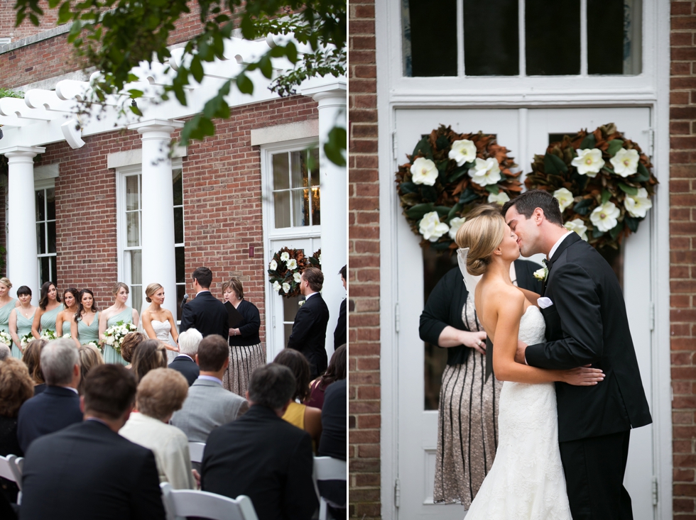 Tidewater Inn Outdoor Wedding Ceremony Photographs