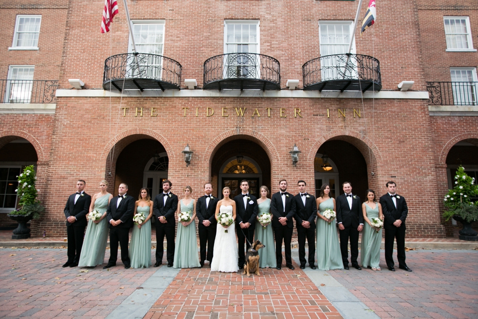 Tidewater Inn Wedding - Ceremony with Dogs