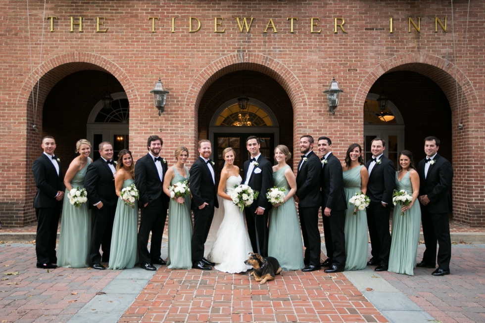 Tidewater Inn Estate Wedding Party Photographs