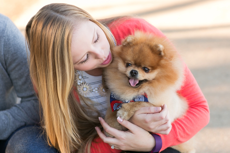 Puppy Engagement - Washington DC Engagement Photographers in Philadelphia