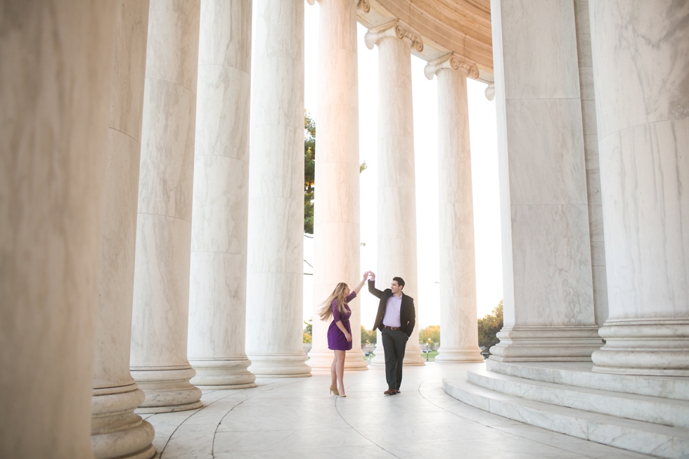 DC Monument Engagement Photographer