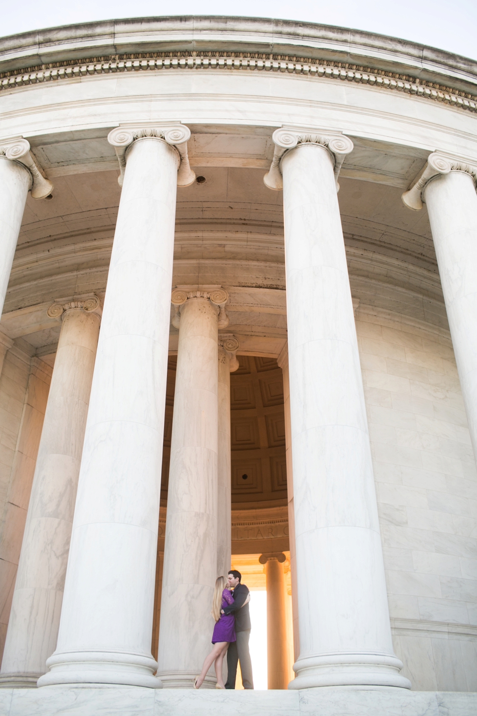 Jefferson Monument - Engagement Photographer in Washington DC