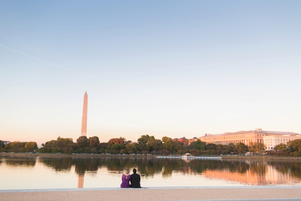 Lincoln DC Monument Engagement Photographer