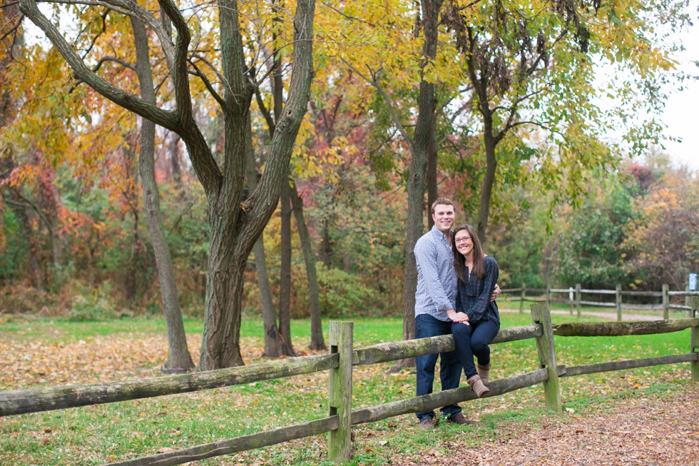 autumn eastern shore engagement session