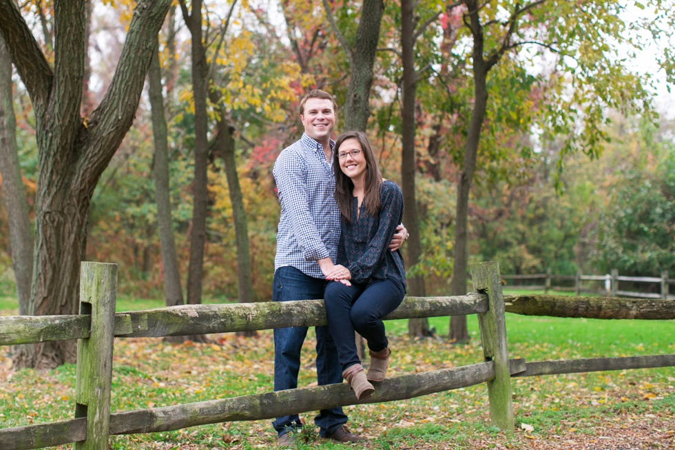 autumn eastern shore engagement session