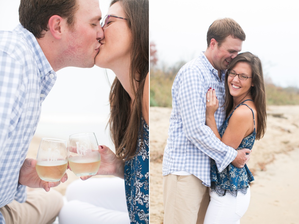 eastern shore beach picnic - Philadelphia Engagement Photography