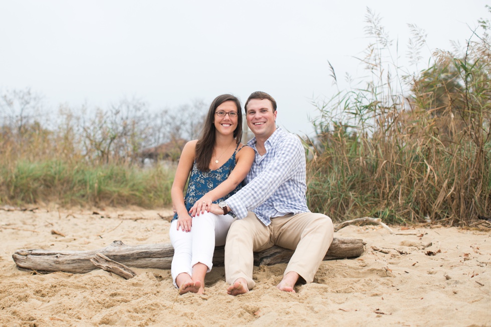 eastern shore beach picnic - Philadelphia Engagement Photography