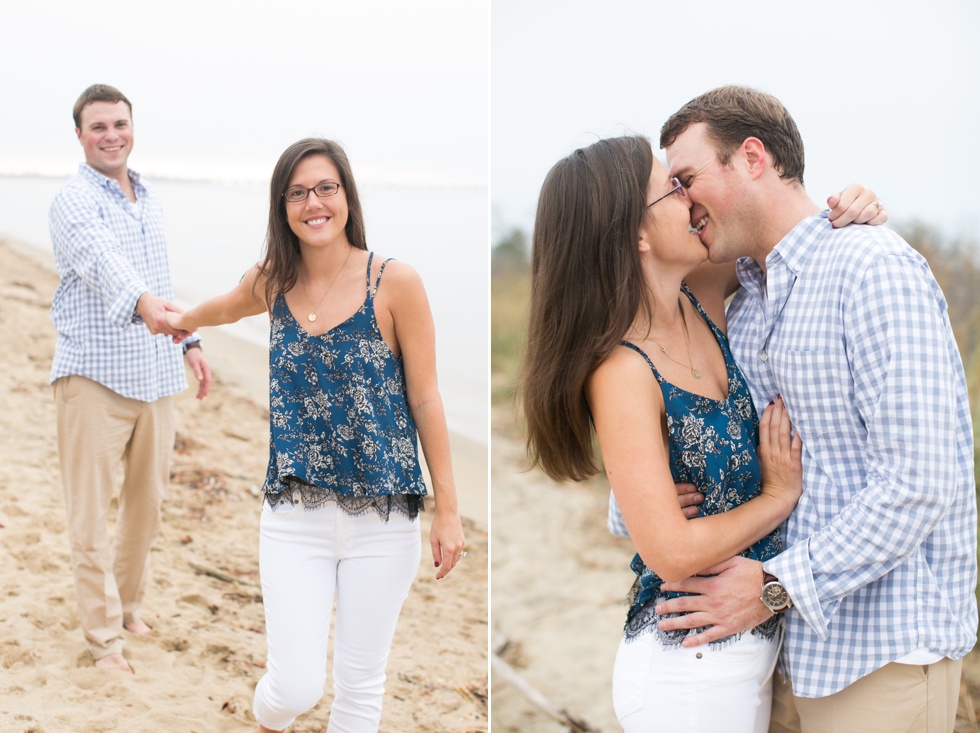 eastern shore beach picnic - Philadelphia Engagement Photography