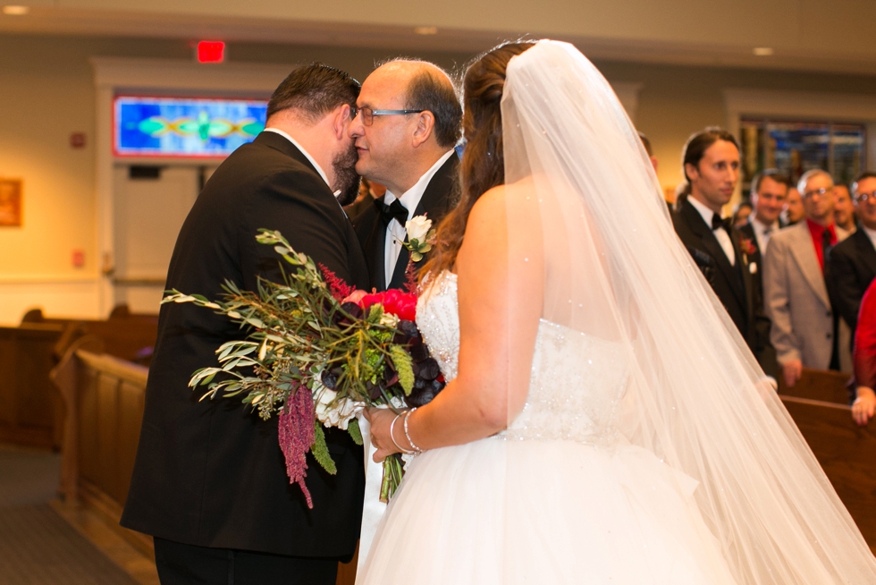 Beach Club Wedding Ceremony - Philadelphia Engagement Photographer