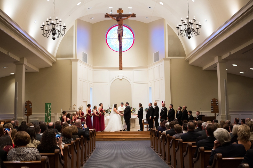 Beach Club Wedding Ceremony - Philadelphia Engagement Photographer