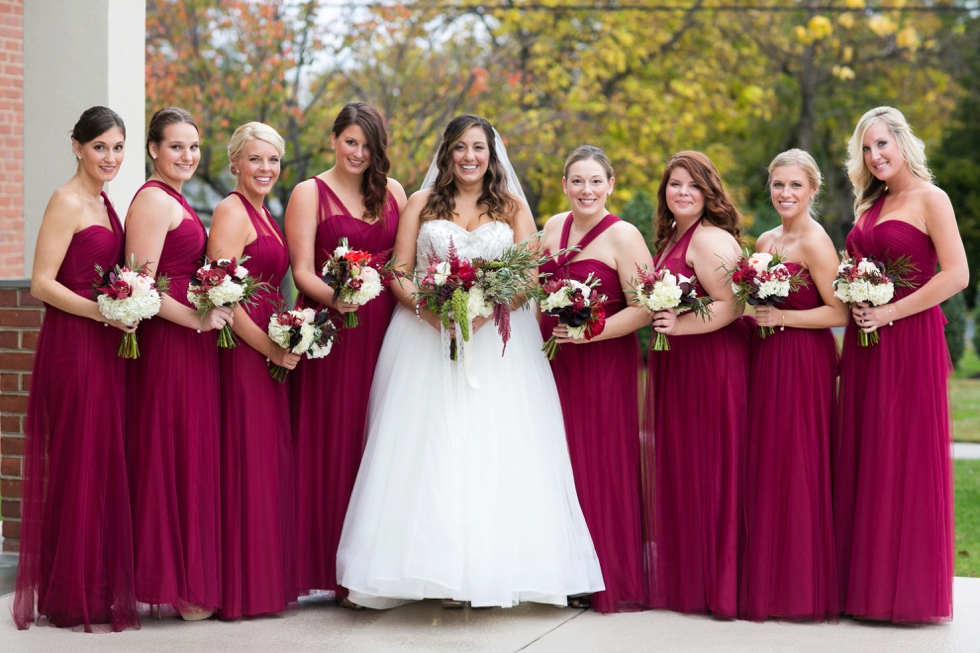 Chesapeake Bay Autumn Beach Wedding Photographs - Eastern Shore