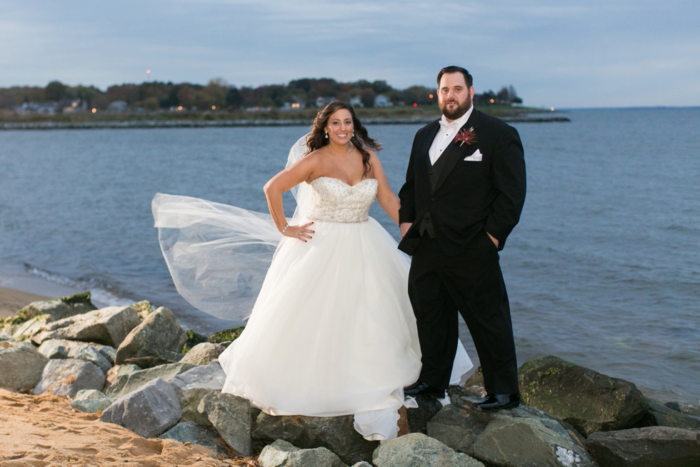 November Night Waterfront Wedding Photographer - Philadelphia Wedding