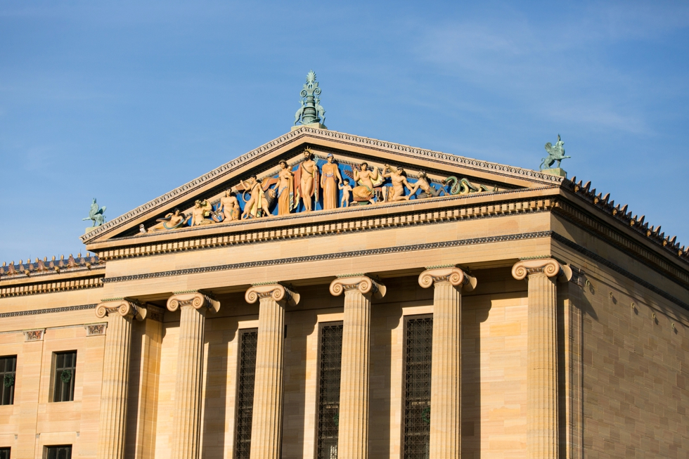 Center City Philadelphia Museum of Art Proposal Wedding Photographer