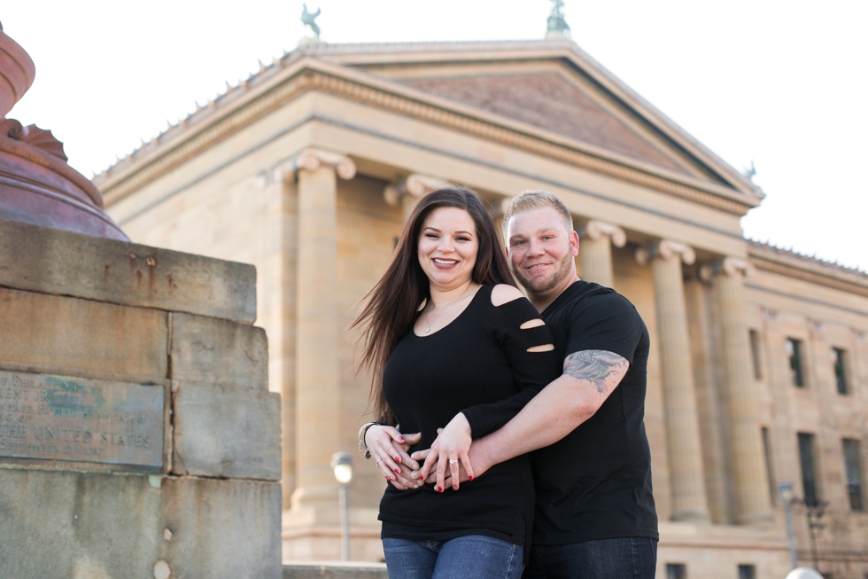 Philadelphia Museum of Art Proposal Engagement Photographer