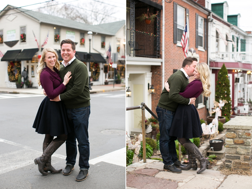 New Hope Christmas Engagement Photographs