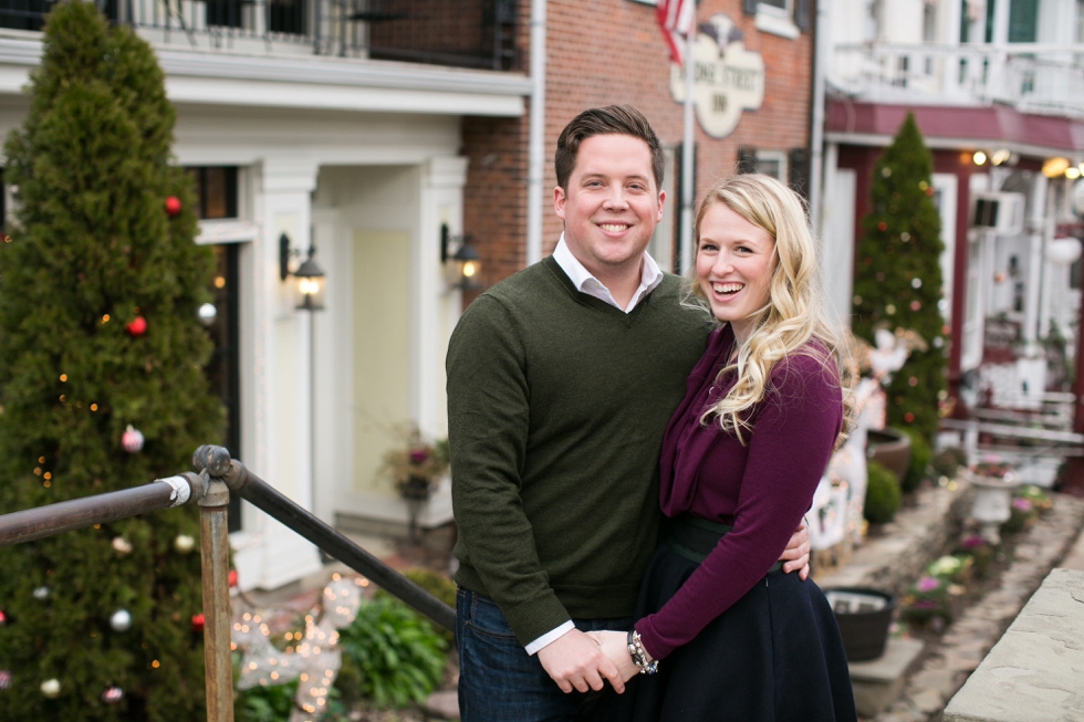 New Hope Christmas Engagement Photographs