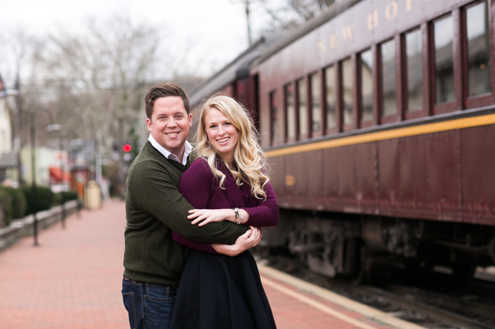 Philadelphia Engagement Locations - New Hope Train Station