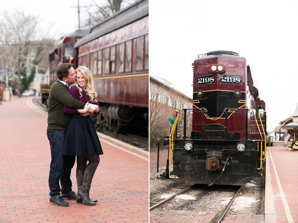 Philadelphia Engagement Locations - New Hope Train Station